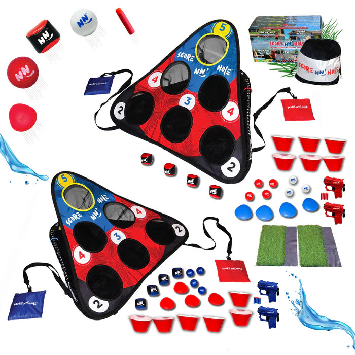 NEW! BLAST NN' HOLE Game Set | Blasters Meets Cornhole
