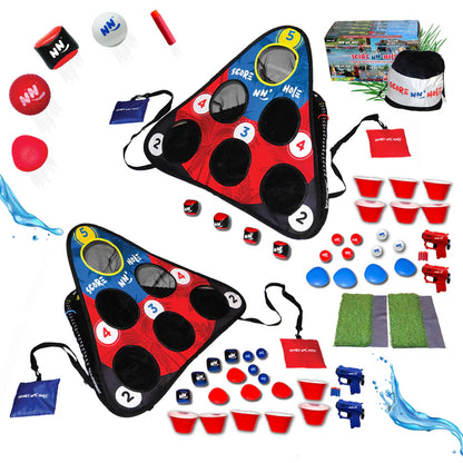 NEW! BLAST NN' HOLE Game Set | Blasters Meets Cornhole
