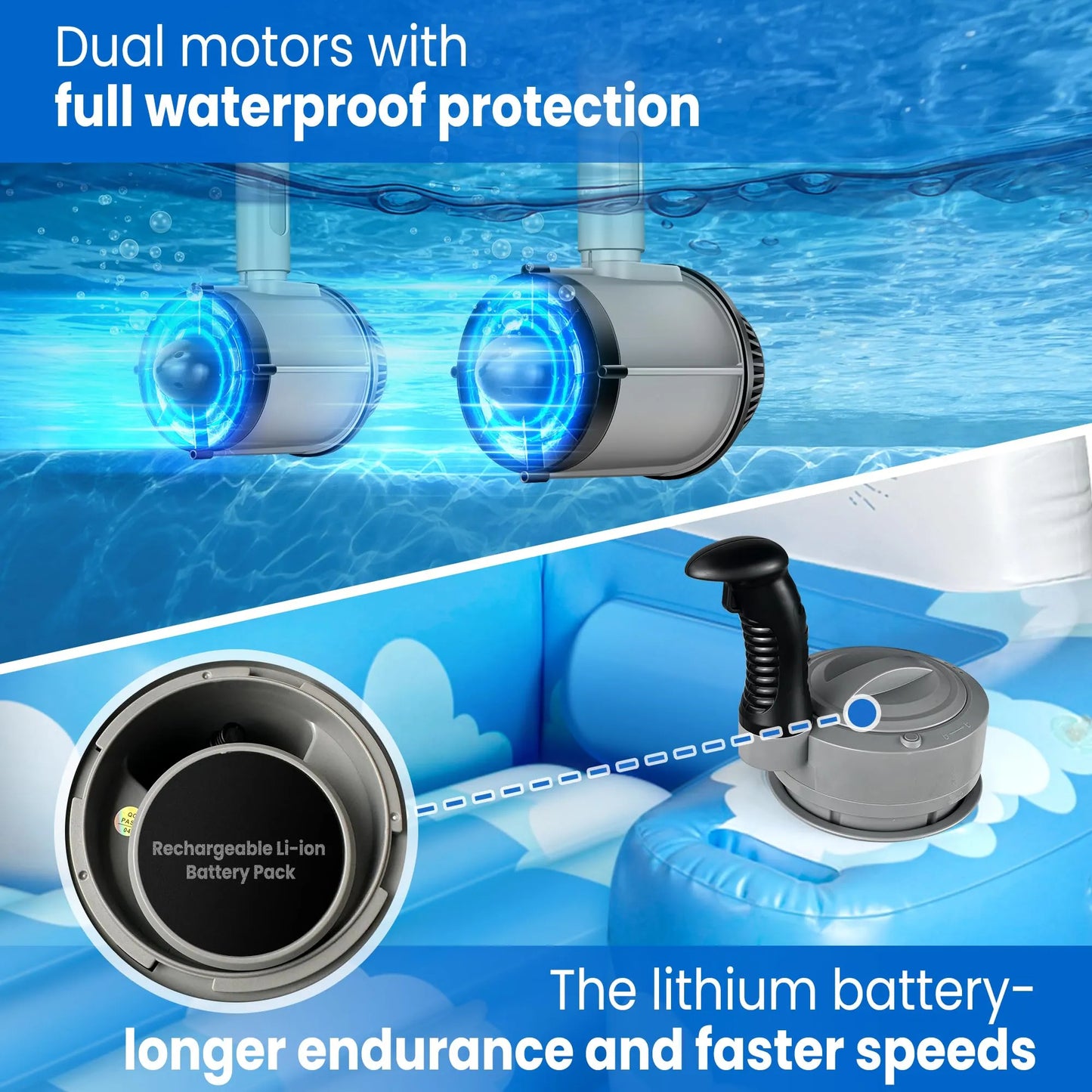 Motorized Pool Float for Adults