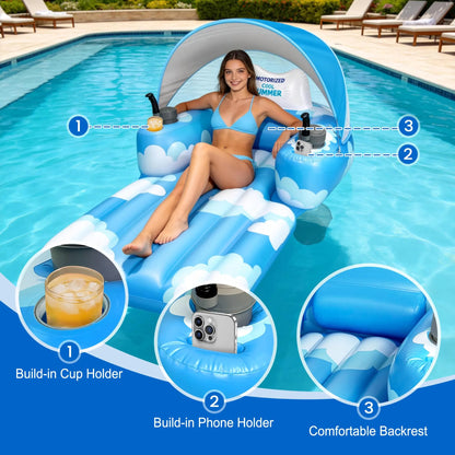 Motorized Pool Float for Adults