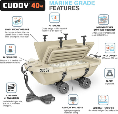 Amphibious Floating Cooler