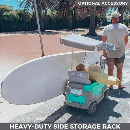 🚗 3-in-1 Family Utility Cart | Stroller + Cooler + Bench Seats All In One