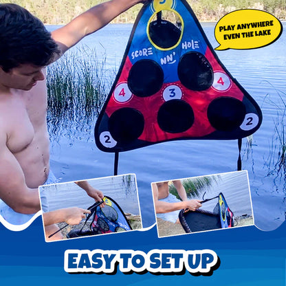 NEW! BLAST NN' HOLE Game Set | Blasters Meets Cornhole