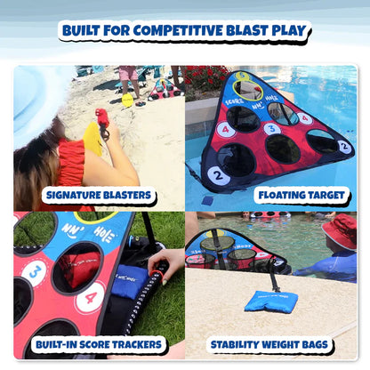 NEW! BLAST NN' HOLE Game Set | Blasters Meets Cornhole