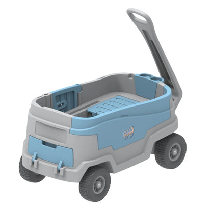 🚗 3-in-1 Family Utility Cart | Stroller + Cooler + Bench Seats All In One